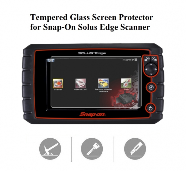 Tempered Glass Screen Protector for Snap-on SOLUS Edge EESC320 - Click Image to Close